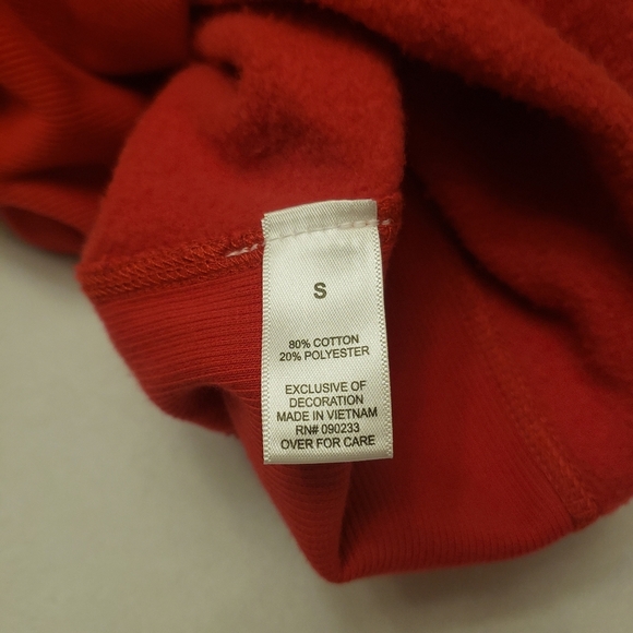 Crop San Francisco Color Block Sweatshirt Size S - Picture 9 of 10